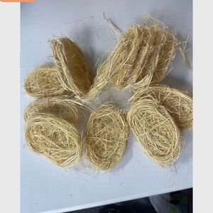 15 pieces African sponge exfoliating net for bath.